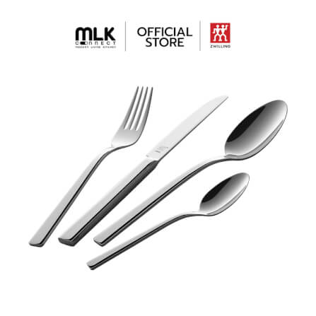 ชุดช้อนส้อมสแตนเลสสตีล ZWILLING รุ่น KING 24 ชิ้น ทนทาน สีเงิน N07041224_1